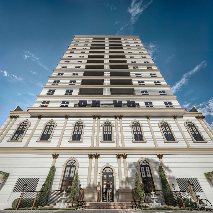 Fachada do Pérola Tower, empreendimento da Valore Incorporadora em Camboriú